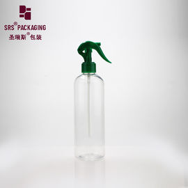 China quick shipment transparent plastic empty sprayer with green pump 250ml pet bottle supplier