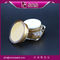 diamond shape skincare cream jar gold mason jars supplier