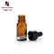 5ml transparent clear glass stock plastic dropper lid bottle packaging for essential oils supplier