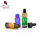 cosmetic packaging no leakage dropper essential oil empty green glass bottle supplier
